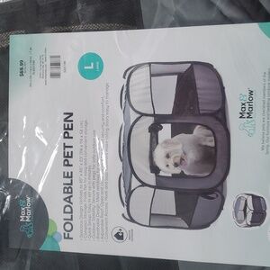 Large foldable pet pen